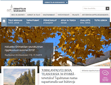 Tablet Screenshot of orimattilanseurakunta.fi